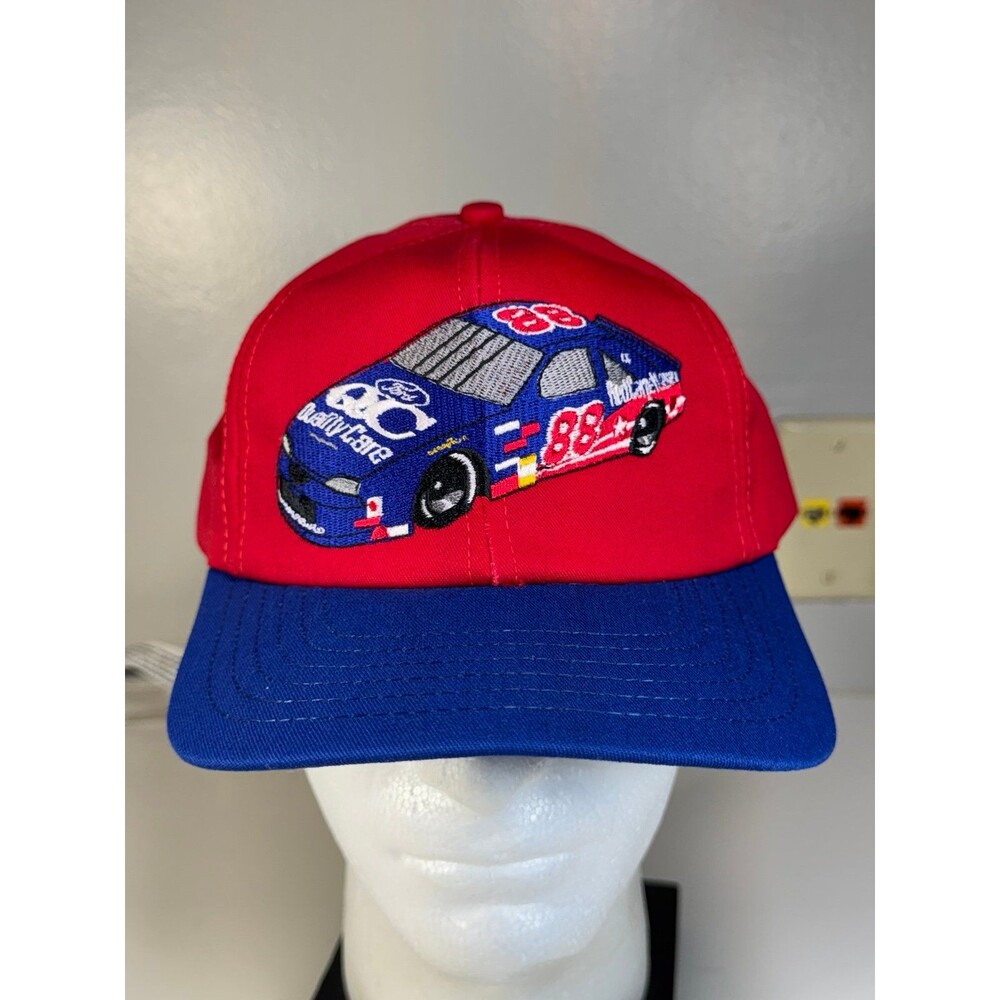 Vintage NASCAR Dale Jarrett #88 Quality Care Racing Snapback Hat Cap USA